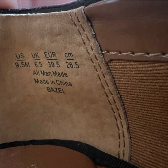 Franco Sarto Black Patent Platform Loafers Preppy Business Casual Womens 9.5 - Picture 6 of 6